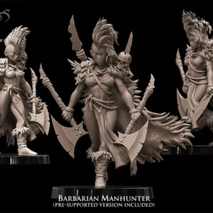 barbarian manhunter1 3d resin
