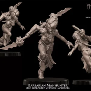 barbarian manhunter2 3d resin