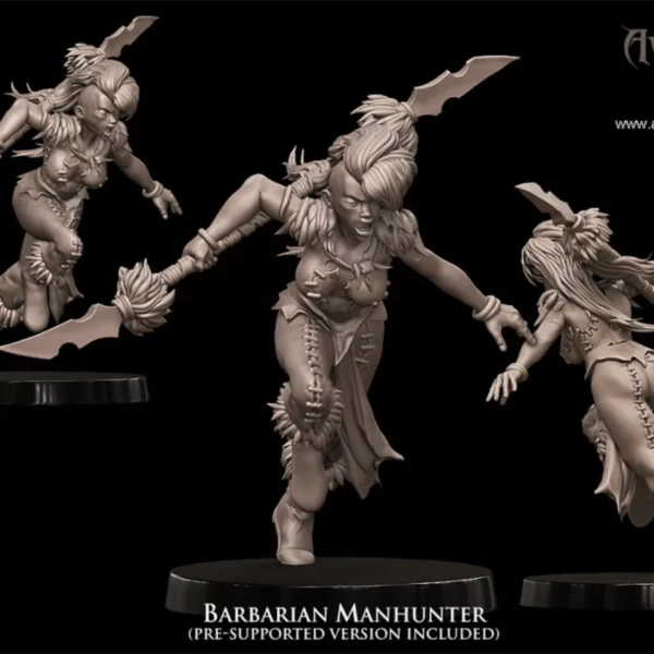 barbarian manhunter2 3d resin