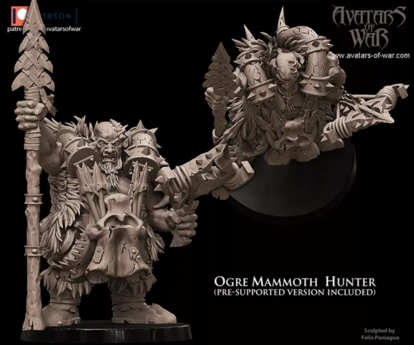 Ogre Hunter Resin Hero