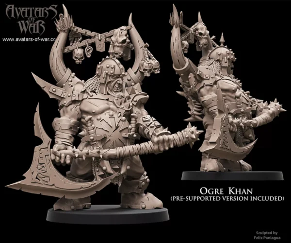 ogre Khan resin hero