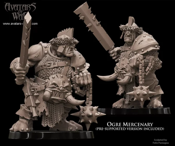 Ogre Mercenary Résine Hero