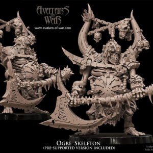ogre squelette resin hero