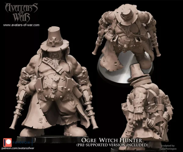 Ogre Witchhunter Hero Resin