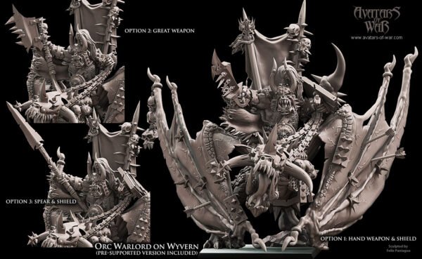 Orc Wyvern Warlord Hero