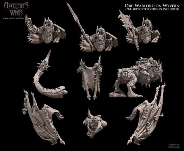 Orc Wyvern Warlord Hero