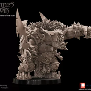 black orc warrior 3d