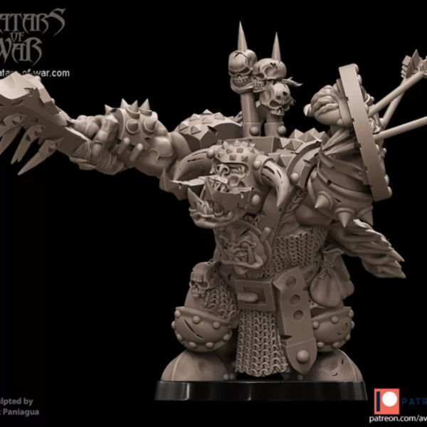 orc war boss 3d
