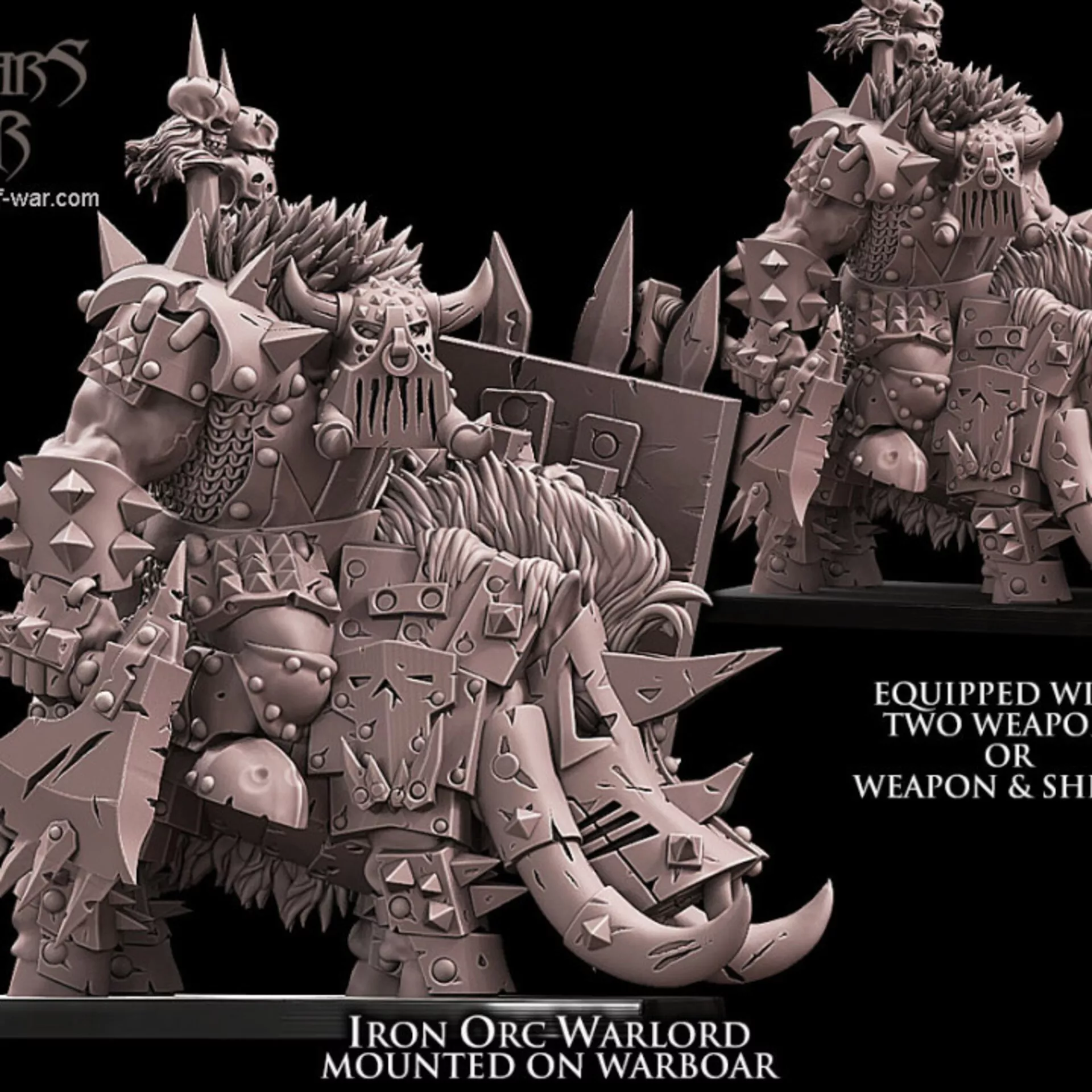 orc warlord iron boar