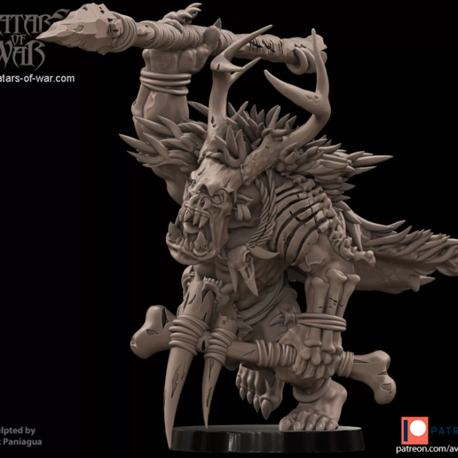 orc war boss 3d
