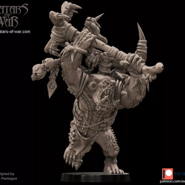 orc war boss 3d