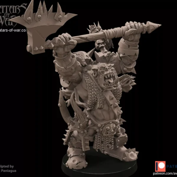 orc war boss 3d